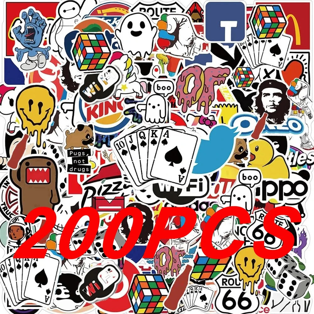 Random Logo Stickers