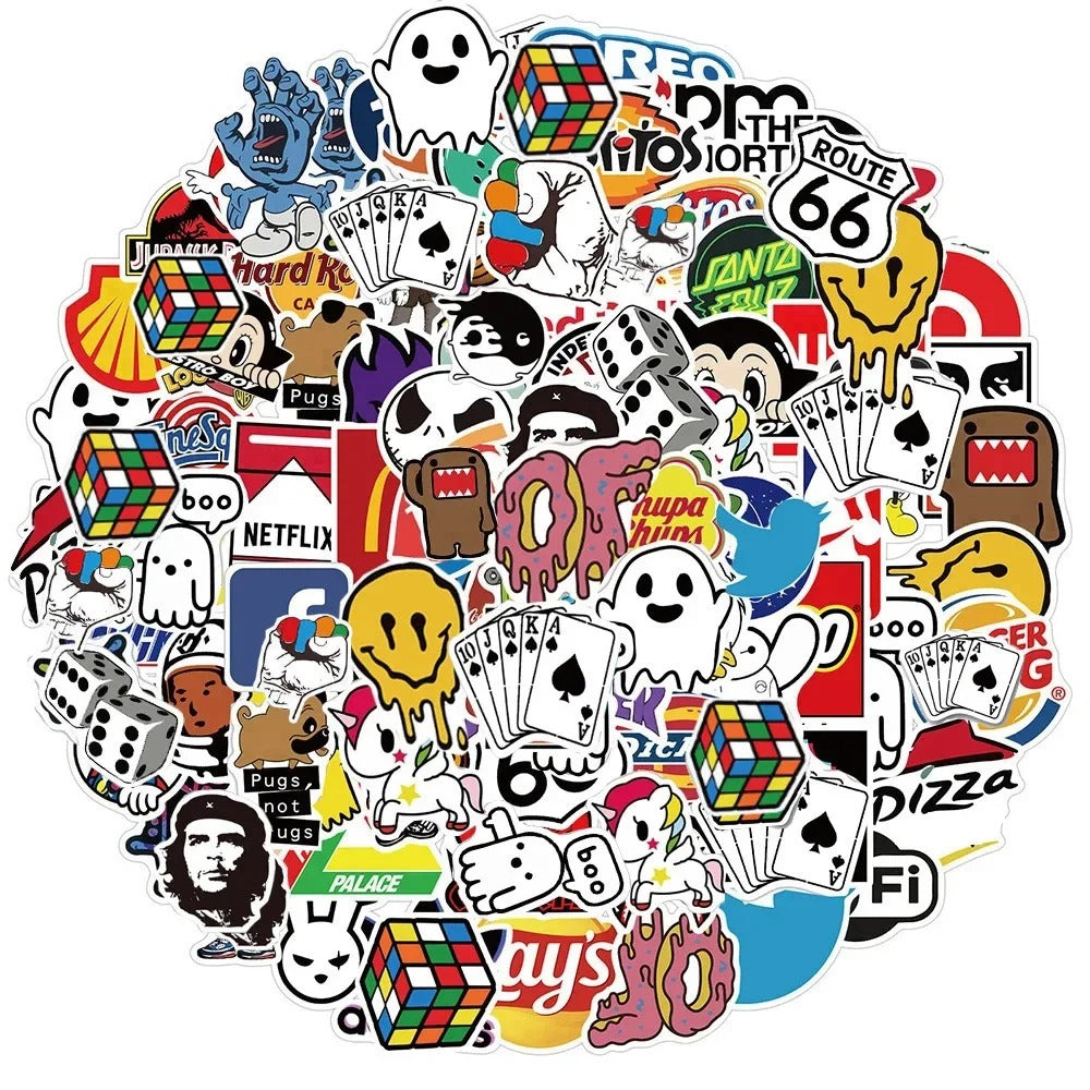 Random Logo Stickers