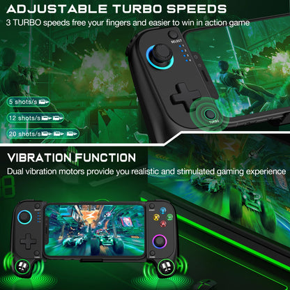 DINOFIRE Cell Phone Gamepad Joystick